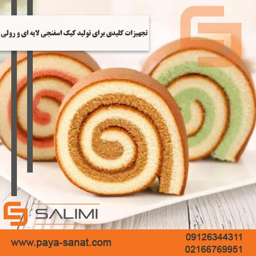 تجهیزات کلیدی برای تولید کیک اسفنجی لایه ای و رولی با کیفیت صادراتی